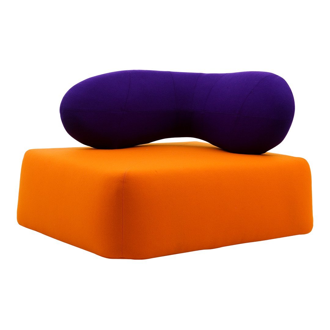 Konno Chat Chair - Modern Lounge Chair with Softline Fabric for Living Room, Office, or Outdoor Relaxation | Comfortable & Stylish Seating Solution