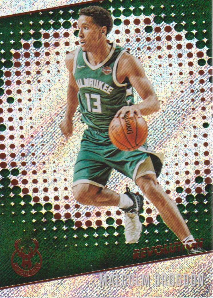 2017-18 Panini Revolution Basketball Card #68 Malcolm Brogdon Milwaukee Bucks - Collectible NBA Trading Card for Fans & Investors | Perfect for Sports Memorabilia Collections, Gifts, and Fantasy Basketball Enthusiasts