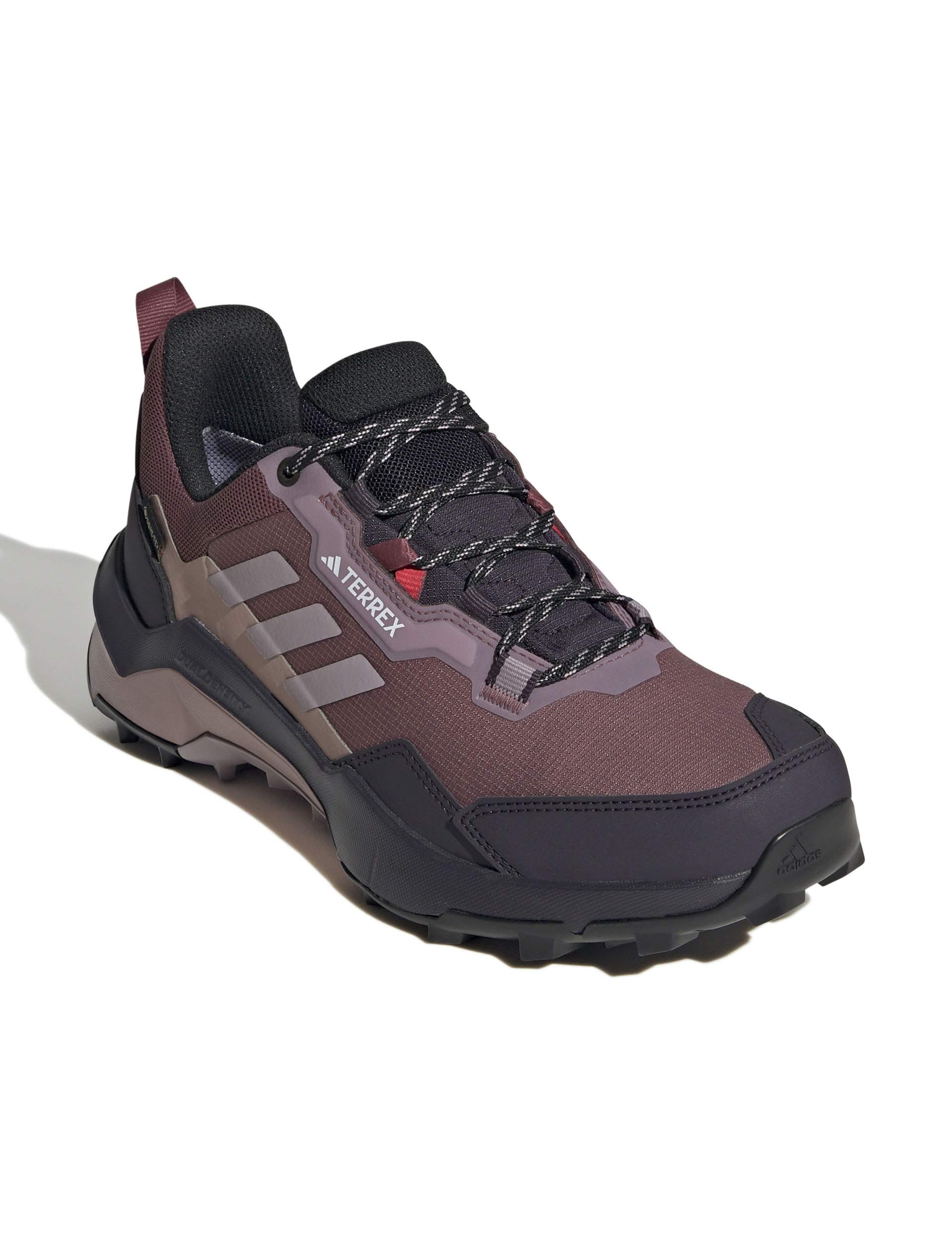 Terrex AX4 Gore-Tex Hiking Shoes for Men & Women - Waterproof Trail Running Shoes in Quiet Crimson/Preloved Fig/Warm Clay | Perfect for Outdoor Adventures, Mountain Climbing & Daily Wear