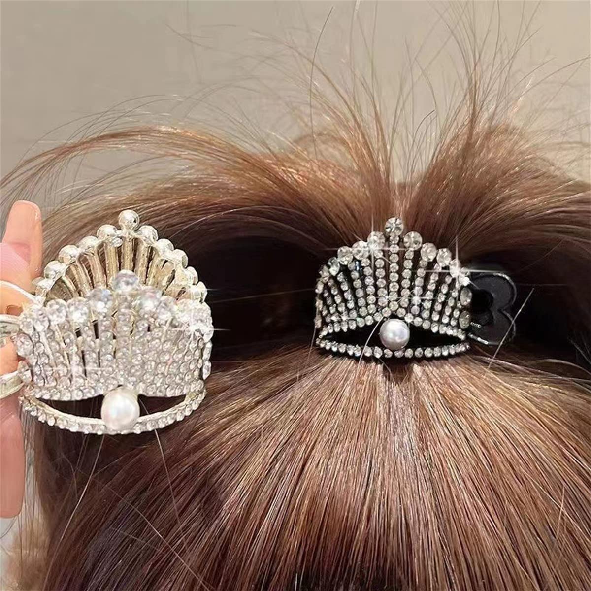 3Pcs Korean Style Striped Bow Hair Clips - Elegant Solid Fabric Hair Ties, Banana Hair Claw Clips for Women & Girls | Perfect for Ponytails, Half-Up Styles & Everyday Hair Accessories (Black)