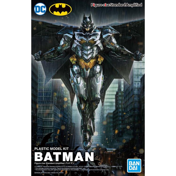 DC Comics Batman (Amplified) Action Figure Model Kit - Build Your Own Collectible Superhero for Display & Cosplay