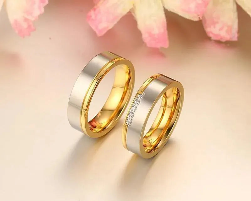 Elegant Wedding Rings for Women & Men - 14K Gold & Platinum Bands - Perfect for Engagement, Anniversary & Proposal Gifts