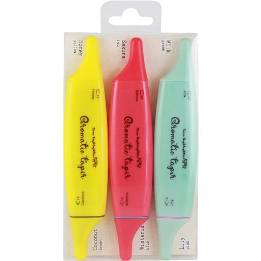 Aromatic Tapir Scented Twin Highlighter Set - Dual Tip Pastel Markers for Journaling, Note Taking & Art Projects | Non-Toxic & Vibrant Colors by Epoch Chemical