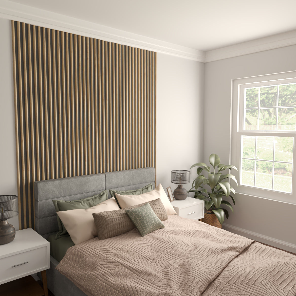 Premium Stain-Grade Hardwood Slats - Half Round Design for DIY Furniture, Cabinets & Home Decor Projects - Perfect for Rustic, Modern & Farmhouse Styles