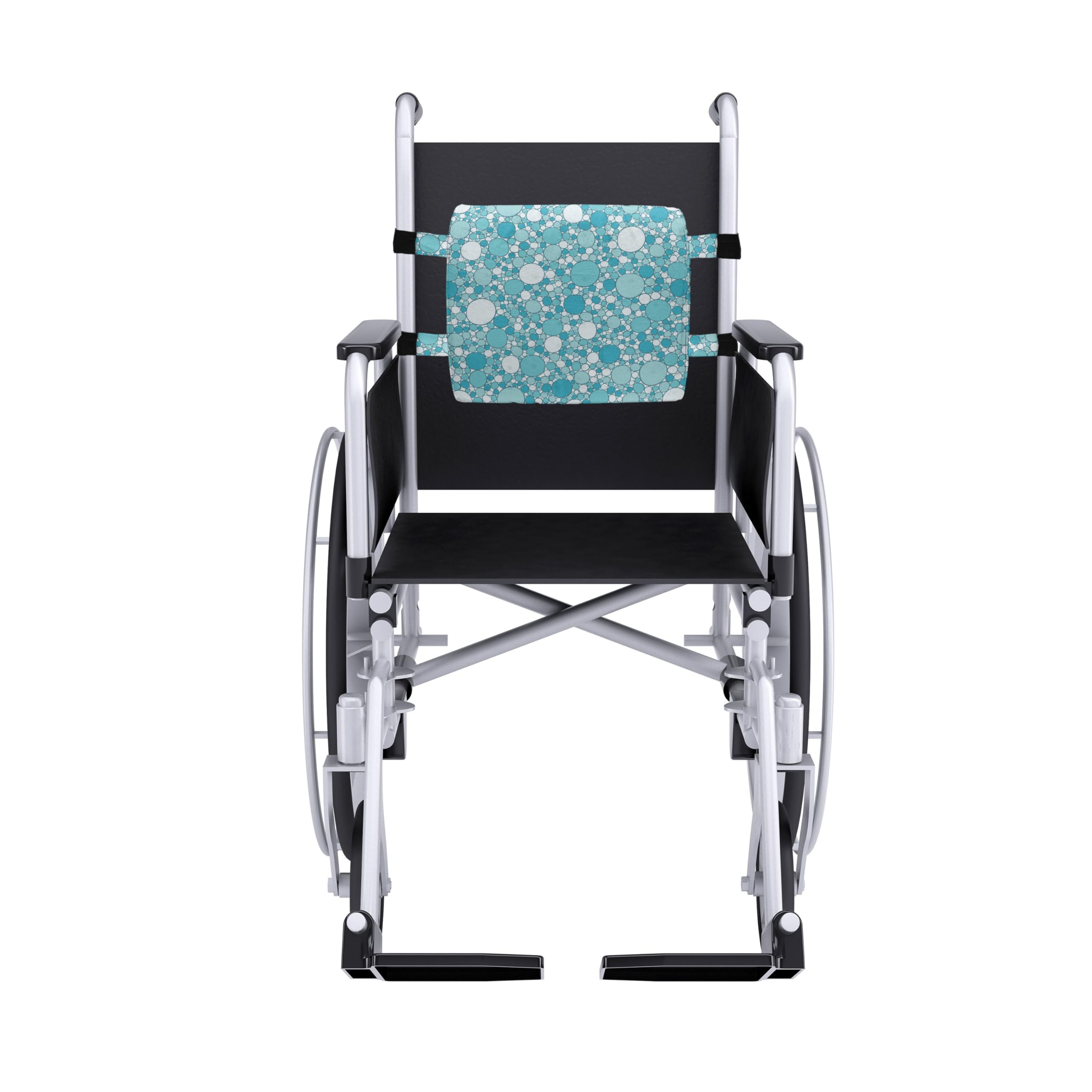 Ambesonne Abstract Lumbar Support Pillow - Modern Aqua Bubble Design, High Density Foam for Office Chair & Car Seat - 14