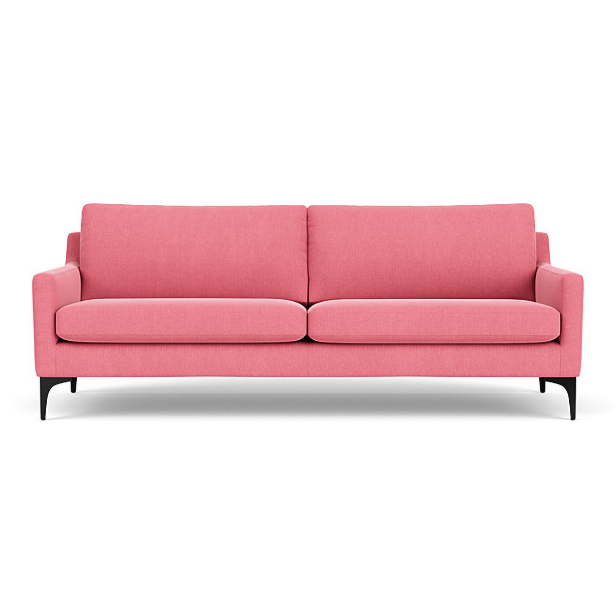 Astha Fabric 3-Seater Sofa - Modern Living Room Furniture for Small Spaces | Comfortable Couch for Apartments, Dorm Rooms & Cozy Homes