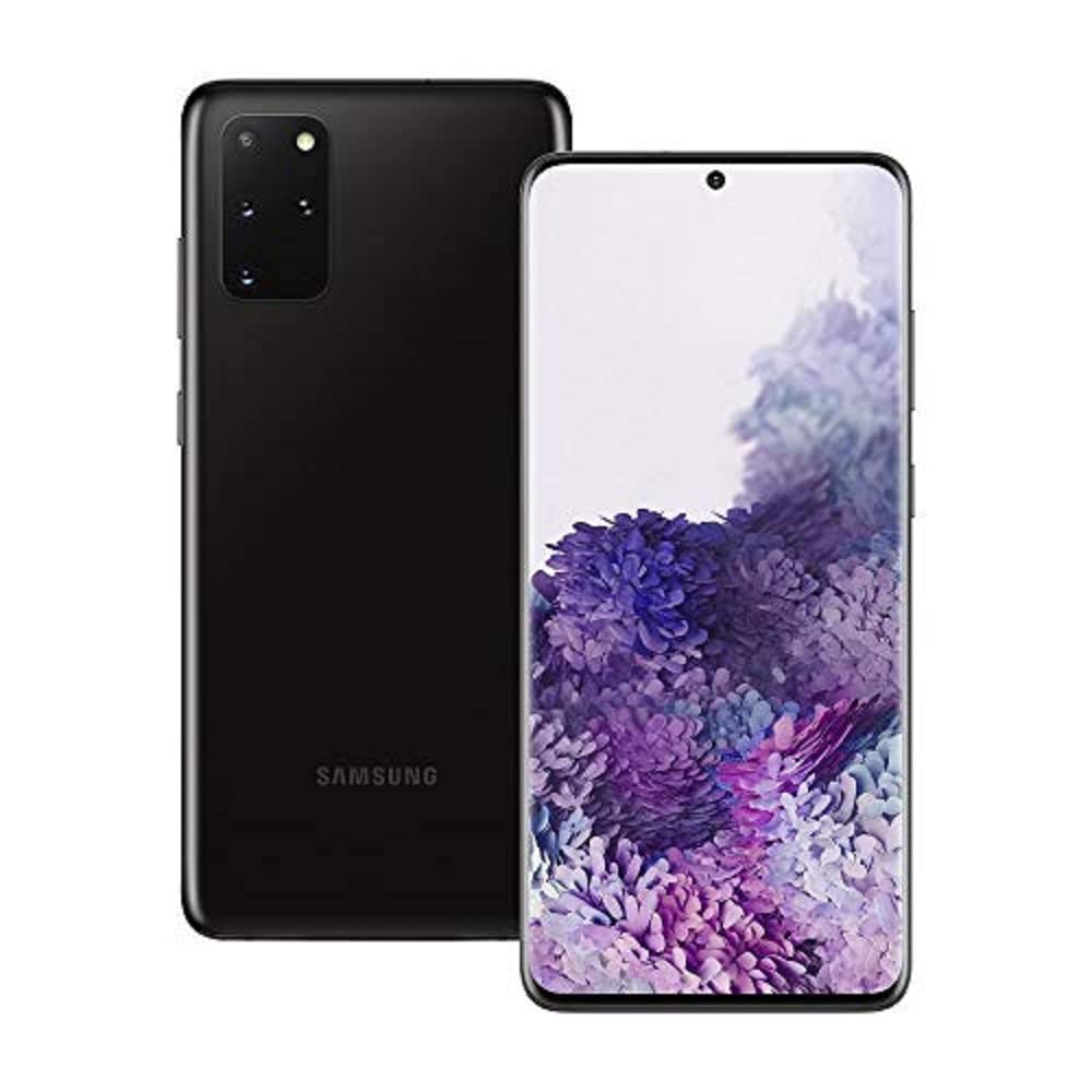 2020 Samsung Galaxy S20+ 5G Smartphone 128GB - Cosmic Black (Renewed) | Premium Refurbished Android Phone with Super Fast Charging, Perfect for Business Professionals & Gamers