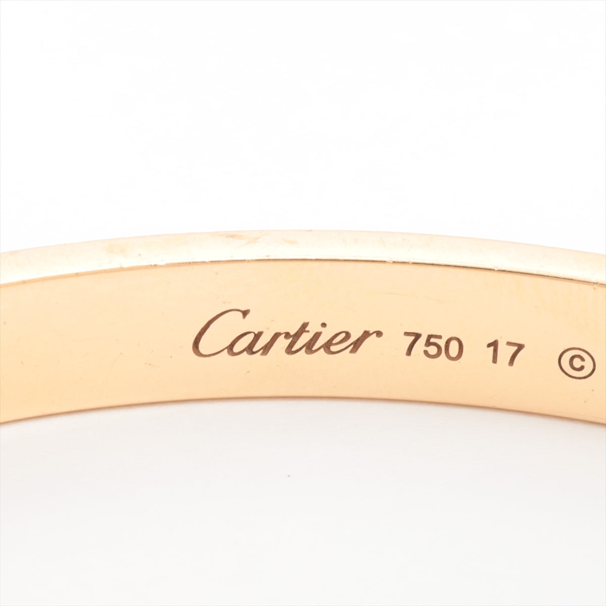 Cartier Love Bracelet in 18K Rose Gold - Size 17 | Luxury Jewelry for Women, Anniversary Gift, Romantic Present for Her | Perfect for Weddings, Date Nights & Special Occasions