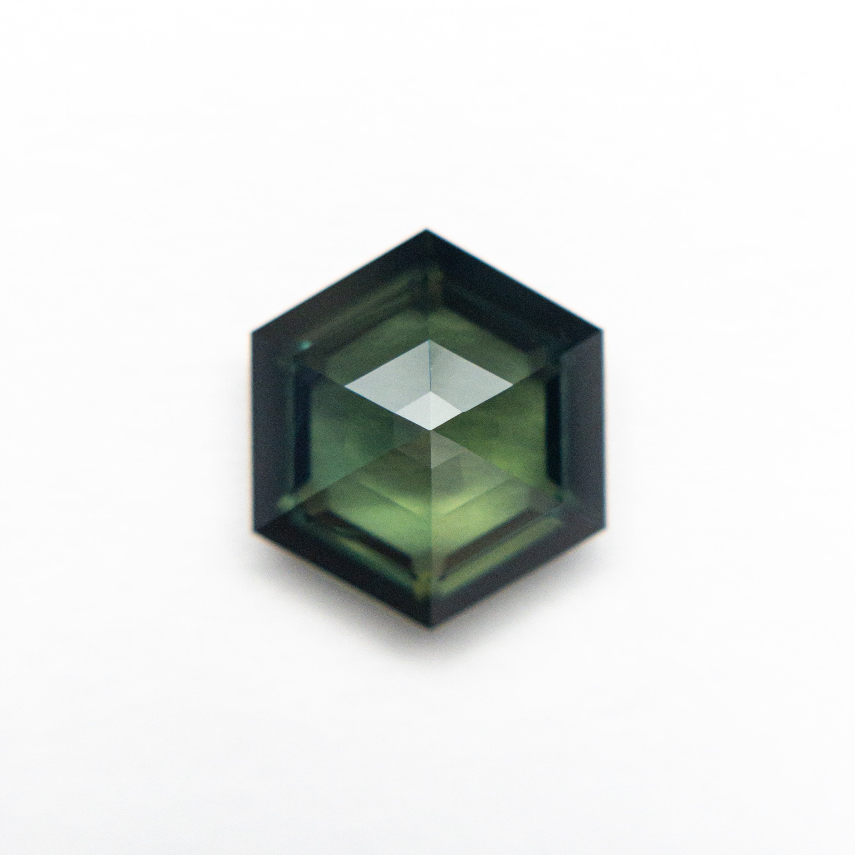 2.11ct Natural Hexagon Double Cut Blue Sapphire Gemstone - 8.94x7.70x4.00mm for Jewelry Making, Engagement Rings & Fine Collections