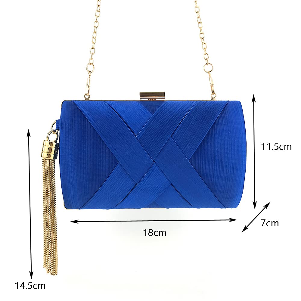 JIAJIA 3294 Women's Evening Clutch Purse - Elegant Envelope Handbag with Tassel for Wedding, Party & Special Occasions | Perfect for Date Night, Prom & Formal Events