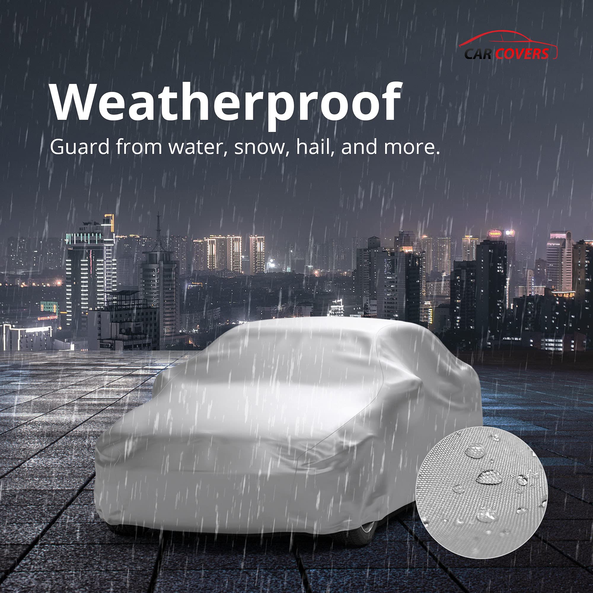 Weatherproof Car Cover for 1997 Chevrolet Camaro - Fleece Lined with Lock & Straps - Outdoor/Indoor Protection