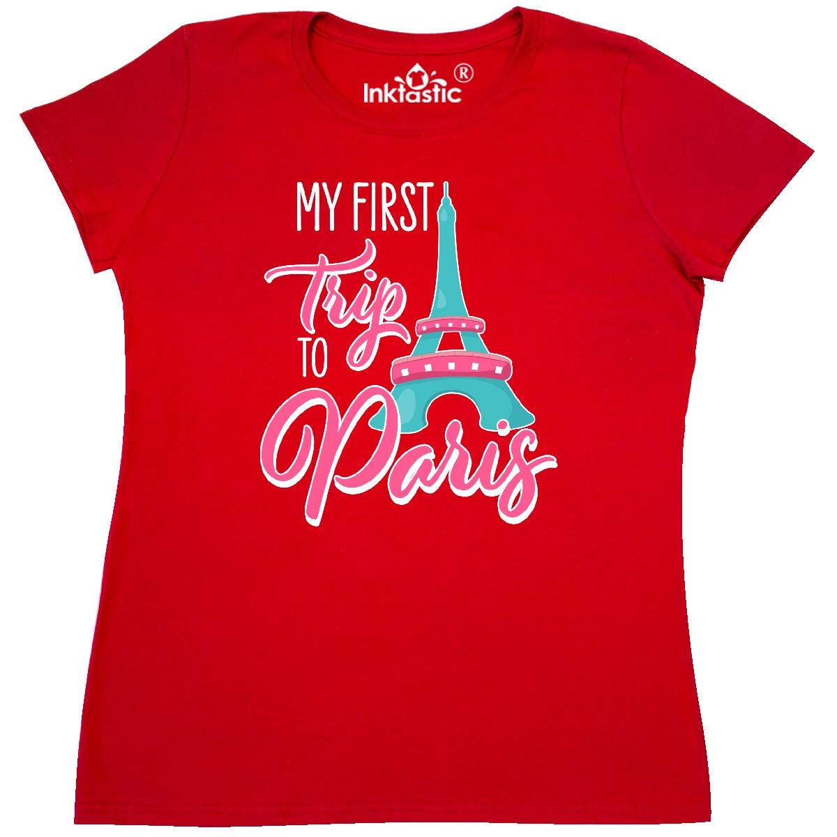 My First Trip to Paris Women's T-Shirt - Cute Travel Souvenir Tee for Paris Lovers - Perfect for Vacation, Travel & City Exploration