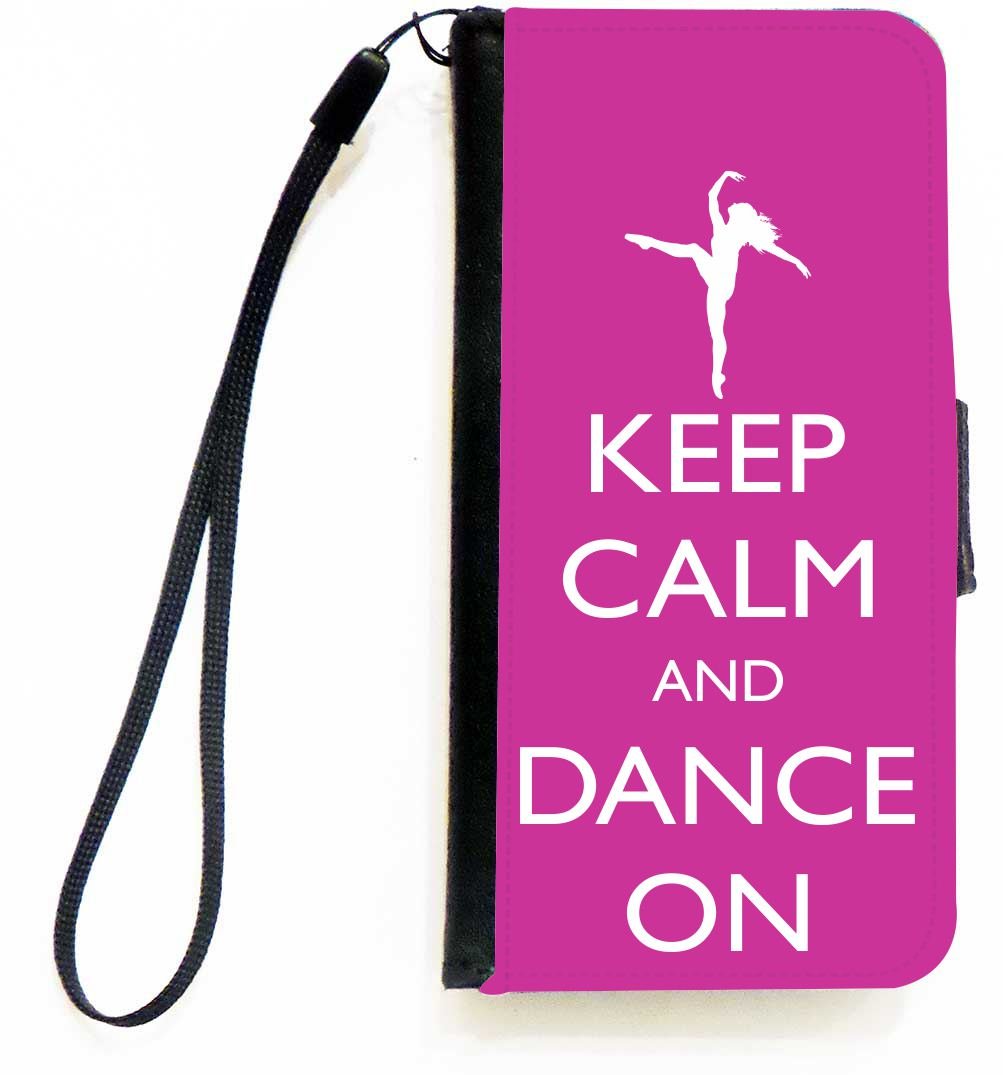 Pink Rose Magnetic Flip Wallet Case for Apple iPhone 5c - Slim Protective Cover with Secure Closure | Perfect for Dancing, Travel & Everyday Use