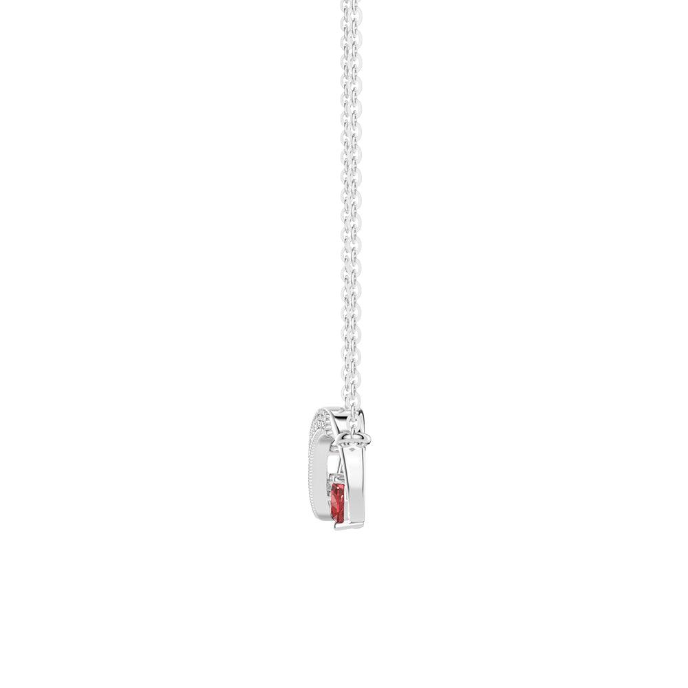 Mom's Heart Shaped Birthstone Necklace - Personalized Gift for Mother's Day, Birthday & Anniversary | Perfect for Everyday Wear & Special Occasions