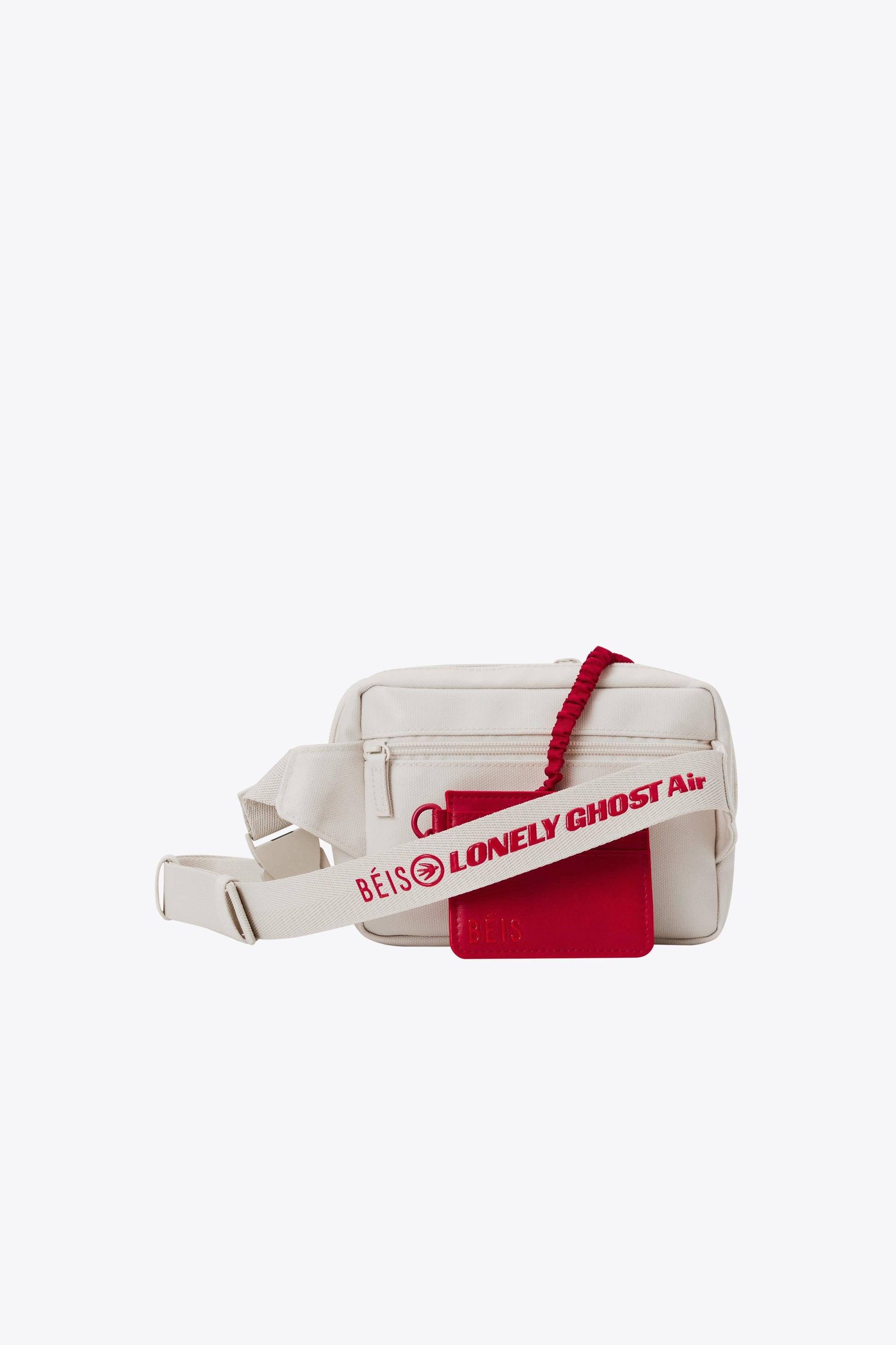 Ghost White Belt Bag - Stylish & Comfortable Waist Pack for Running, Travel & Everyday Use