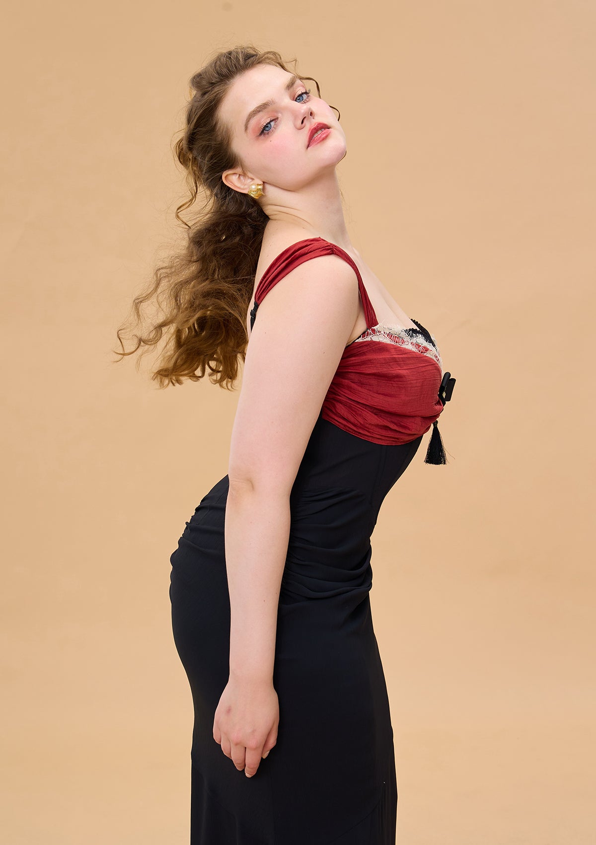 Sexy Corset Dress with Curve & Plus Size - Elegant Wine Glass Shaping for Evening Parties & Date Nights