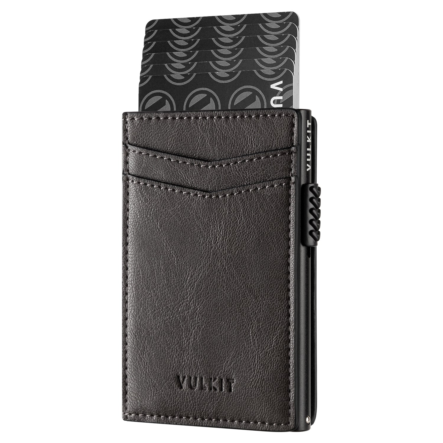 VC301 Men's Slim RFID Blocking Wallet - Ultra Thin Pop Up Card Holder with 2 Outer Slots | Minimalist Front Pocket Wallet for Everyday Carry & Travel