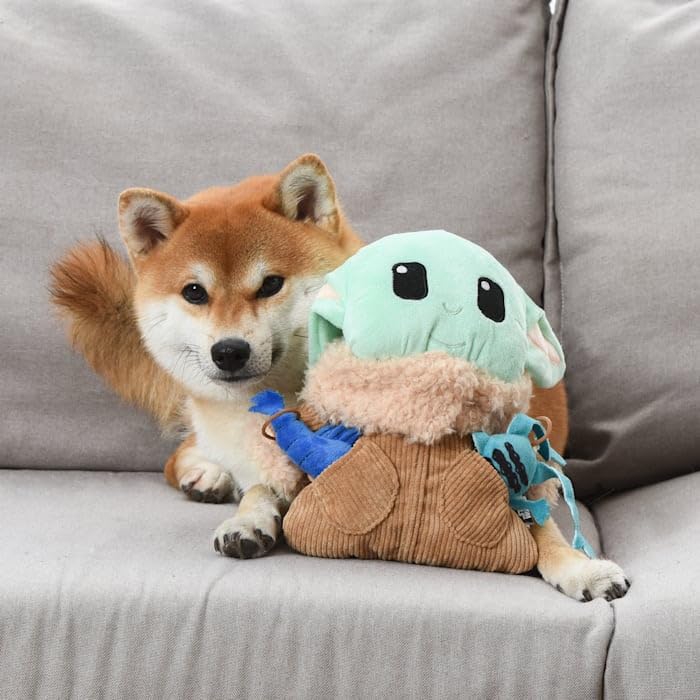 **Star Wars The Mandalorian Baby Yoda Plush Dog Toy - 9