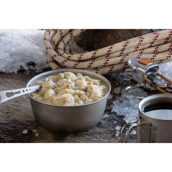 Delicious Biscuits & Gravy - Ready-to-Eat Southern Comfort Food (2 Servings) | Perfect for Breakfast, Brunch or Quick Meals