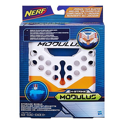 Nerf Modulus Storage Shield - Tactical Blaster Accessory for Nerf Battles | Perfect for Outdoor Play, Team Games & Nerf War Parties