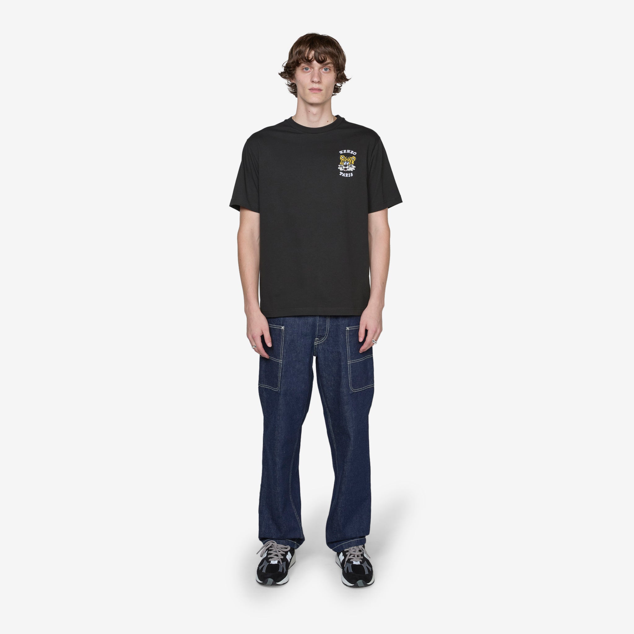 KENZO VERDY MARKET Embroidered T-Shirt Black | Stylish Streetwear for Men & Women | Perfect for Casual Outfits, Concerts, and Urban Fashion