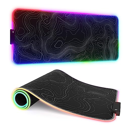 Topographic Contour Black