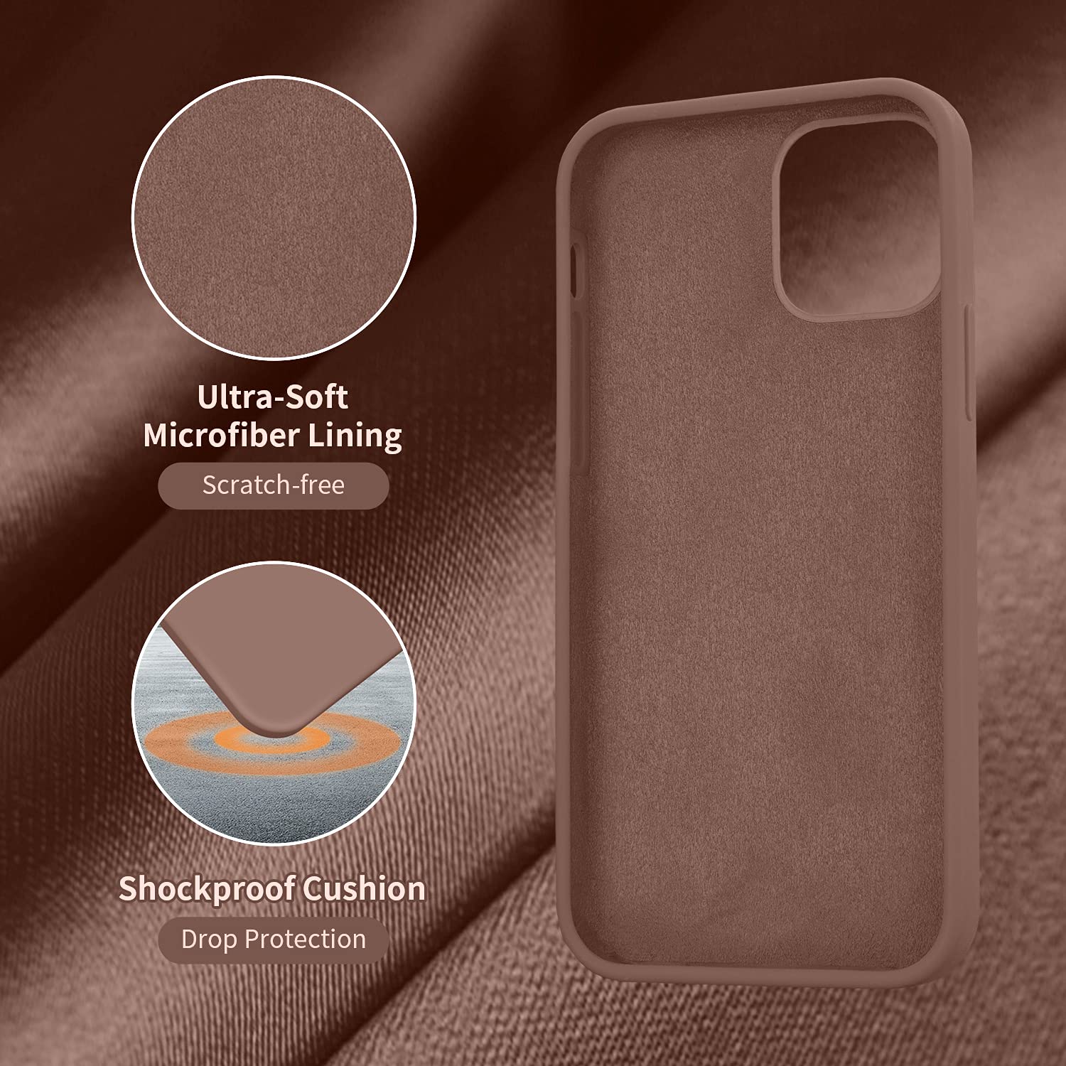Premium Shockproof Silicone Case for iPhone 12 & iPhone 12 Pro (6.1