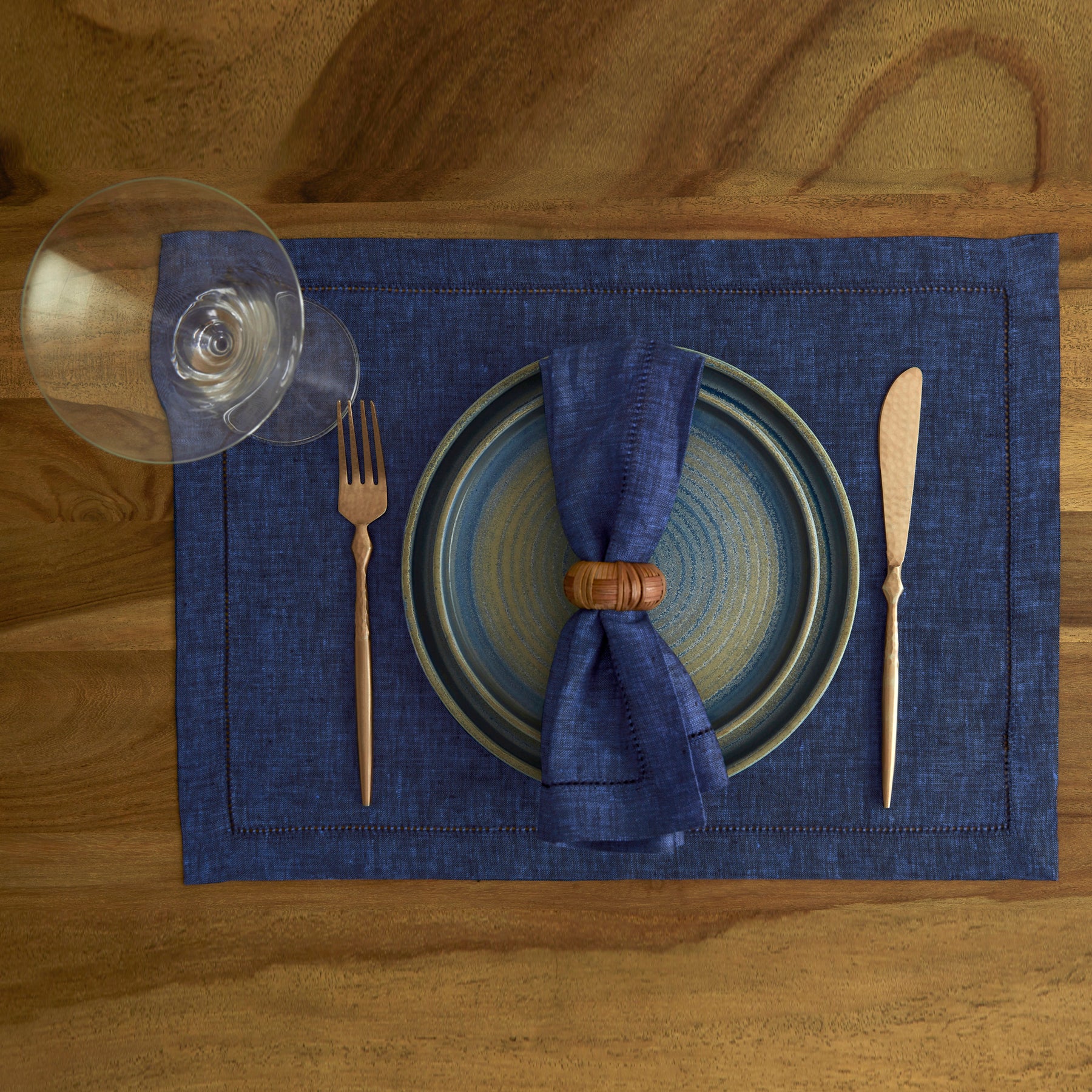 Premium Milan Placemats Set of 4 - Waterproof & Heat-Resistant Table Mats for Dining, Kitchen, and Party Decor - Elegant Home Tableware Accessories