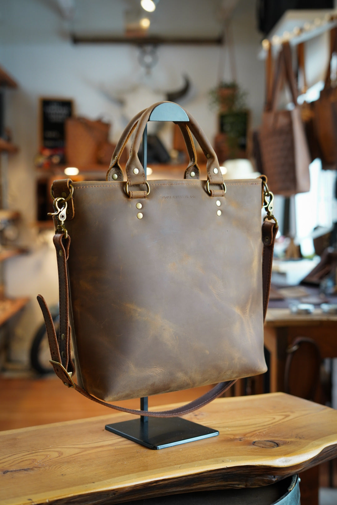 Premium Leather Handbag for Women - Loco Gaucho Brown Crossbody Purse | Fashionable & Durable Everyday Bag for Work, Travel & Shopping