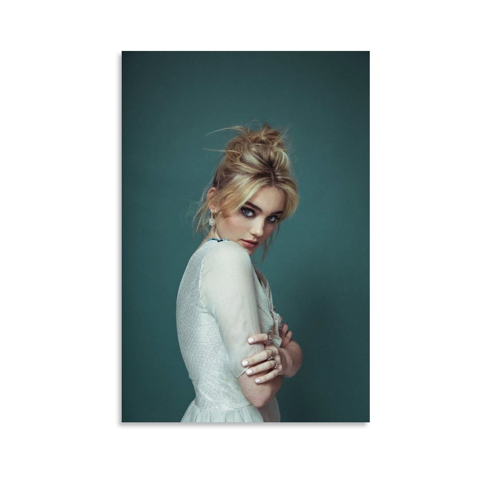 Meg Donnelly Poster - 20x30 Inch (50x75cm) High Quality Canvas Wall Art Print - Perfect for Living Room, Bedroom & Office Decor - Celebrity Poster for Music Fans & Home Decoration