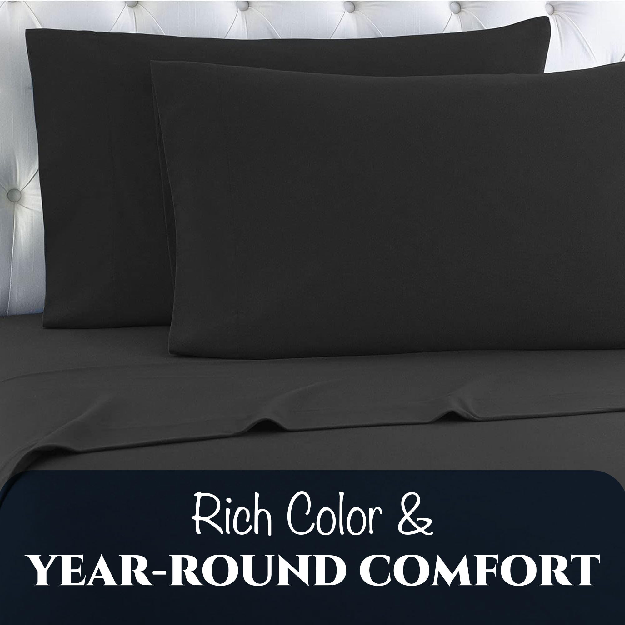 Thermee Micro Flannel Queen Size Sheet Set - 18