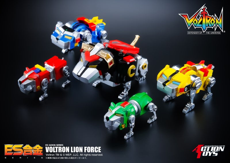 Voltron: Defender of the Universe ES Gokin ES 25 Lion Force Die-Cast Action Figure - Collectible Anime Robot Toy for Display & Play | Perfect for Fans, Gift Giving & Anime Collections