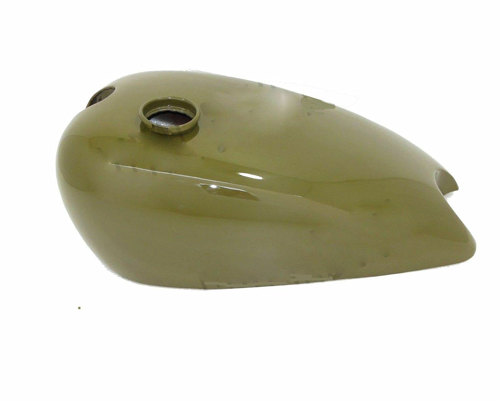 Vintage BSA Sloper Green Painted Petrol Fuel Gas Tank - Authentic 1930 Motorcycle Model Reproduction for Classic Bike Restoration & Vintage Vehicle Enthusiasts - Perfect for Motorcycle Restoration Projects, Vintage Shows & Collector Displays