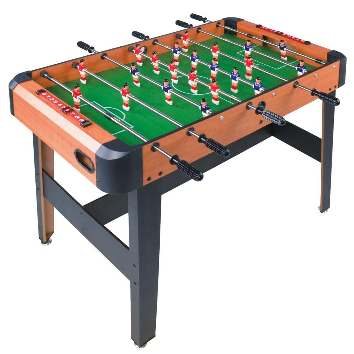 Wooden Baby Foosball Table for Kids - 20 Player Hand-Scoring Game Set, 48x24x31 Inches - Durable 2-4 Player Children's Soccer Toy for Ages 6+ - Perfect for Playrooms, Game Rooms & Family Game Nights (Model 85334)