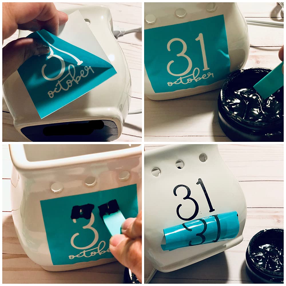 DGAGA Lake Blue Chalk Paste - Premium Chalk Paint for Stencils, Crafts & Screen Printing | Non-Toxic Ink for Mesh Transfer Stencils | Perfect for Furniture, Wood, Canvas, Walls & DIY Home Decor | Ideal for Chalk Art, Creative Projects & Home Improvement