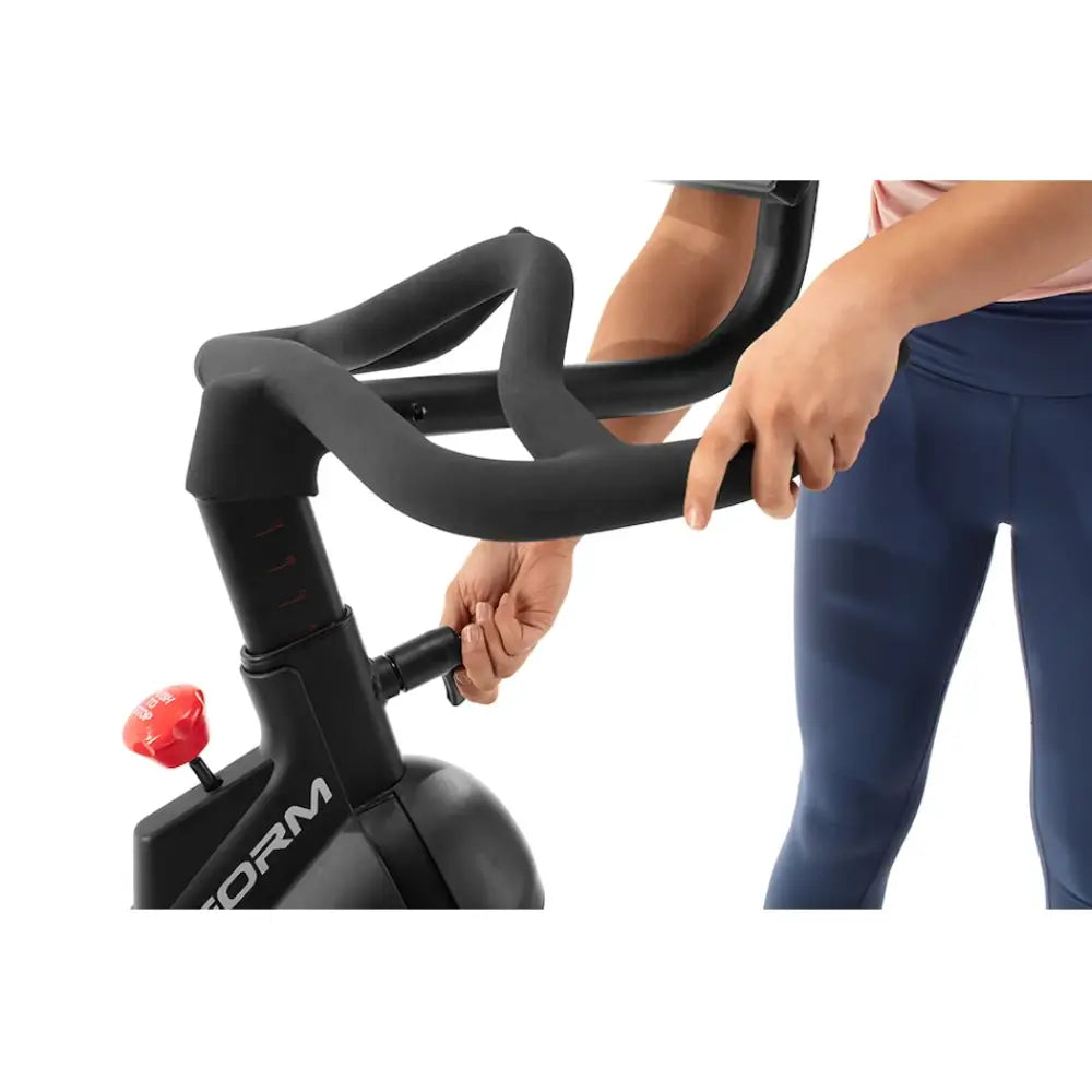 ProForm C14 Studio Exercise Bike - Indoor Cycling Bike for Home Workouts, Cardio Training & Fitness - Perfect for Small Spaces & Apartment Workouts