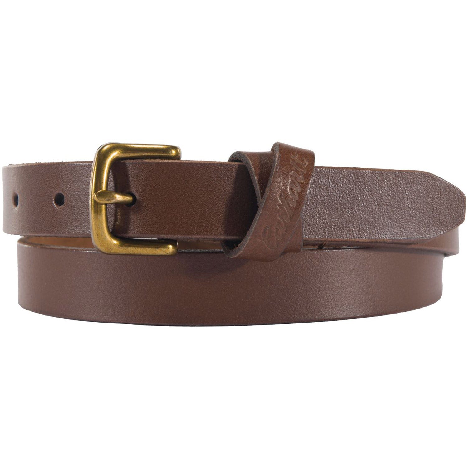 Carhartt Women's Bridle Leather Thin Belt - Durable & Stylish Waist Belt for Casual & Work Wear | Perfect for Jeans, Pants & Work Uniforms