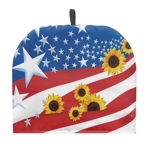 Sunflower Usa Flag