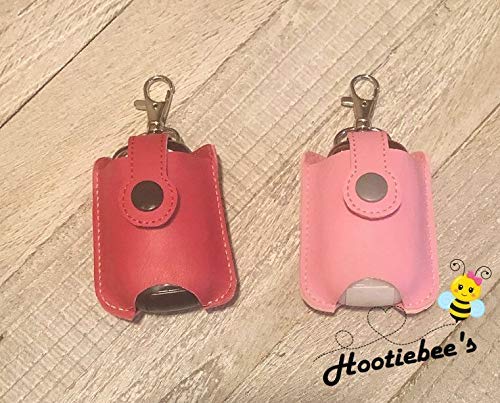 Eiffel Tower Hand Sanitizer Holder Keychain - Portable Sanitizer Bottle Clip for Purse, Backpack & Travel Accessories - Paris Themed Gift for Women