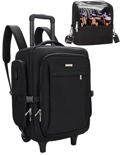 5-black With Makeup Brush Bag