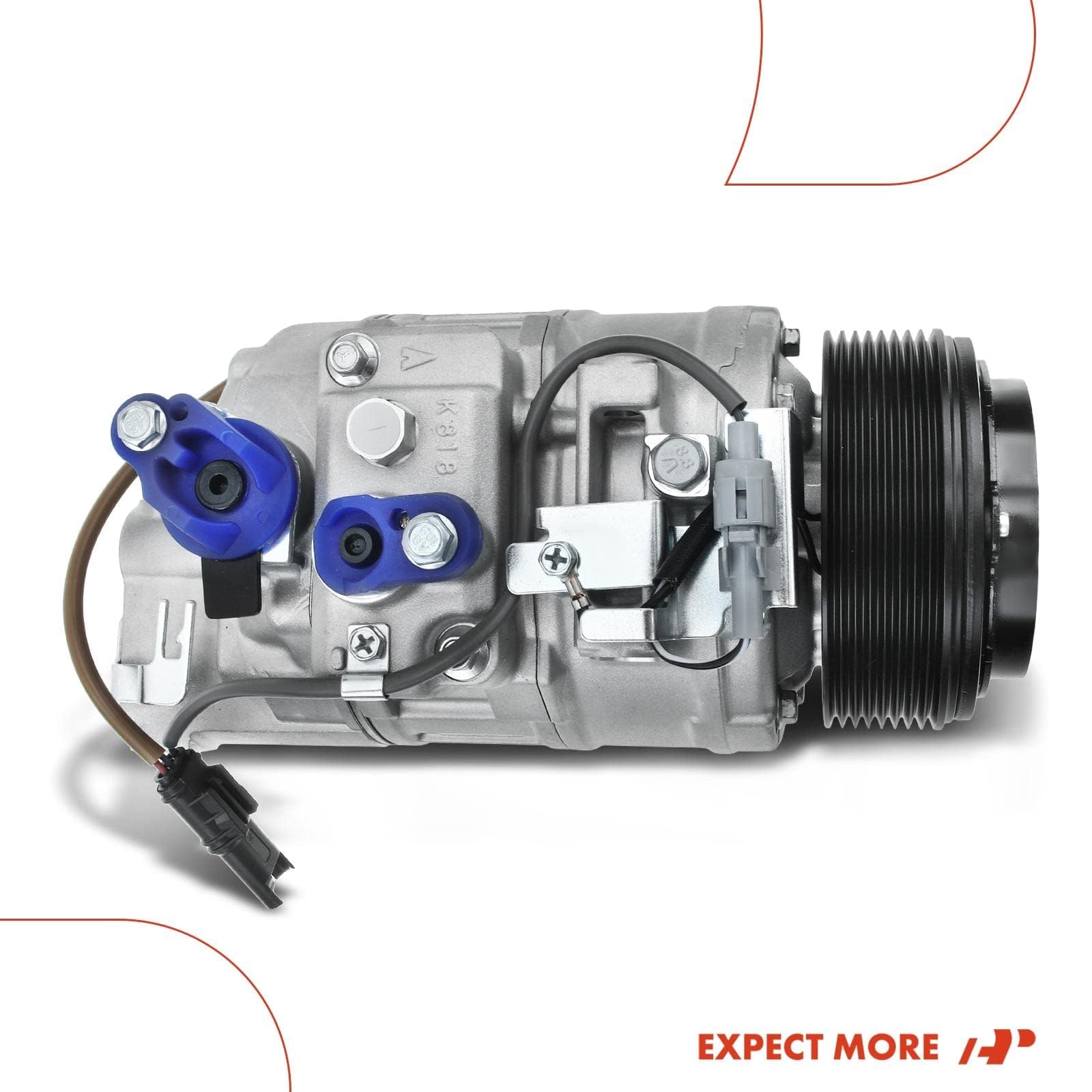 Premium AC Compressor with Clutch for BMW 3-Series 335i X5 435i 535i 640i 740i GT xDrive Gran Coupe X6 M2 M235i M3 M4 - High Performance Auto Air Conditioning Replacement Part for Smooth Cooling in Summer Driving