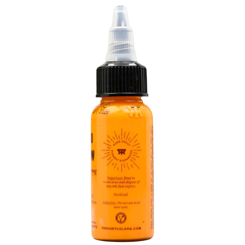 Premium Mango Yellow Radiant Ink - 1 oz Bottle for Calligraphy, Art & DIY Crafts - Vibrant Waterproof Ink for Artists & Designers