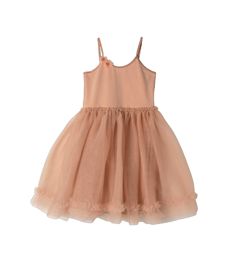 Melon Princess Tulle Ballerina Dress for Girls Size 2-3 Years | Soft Ballet Tutu Dress for Toddlers | Perfect for Birthday Parties, Dance Recitals & Special Occasions