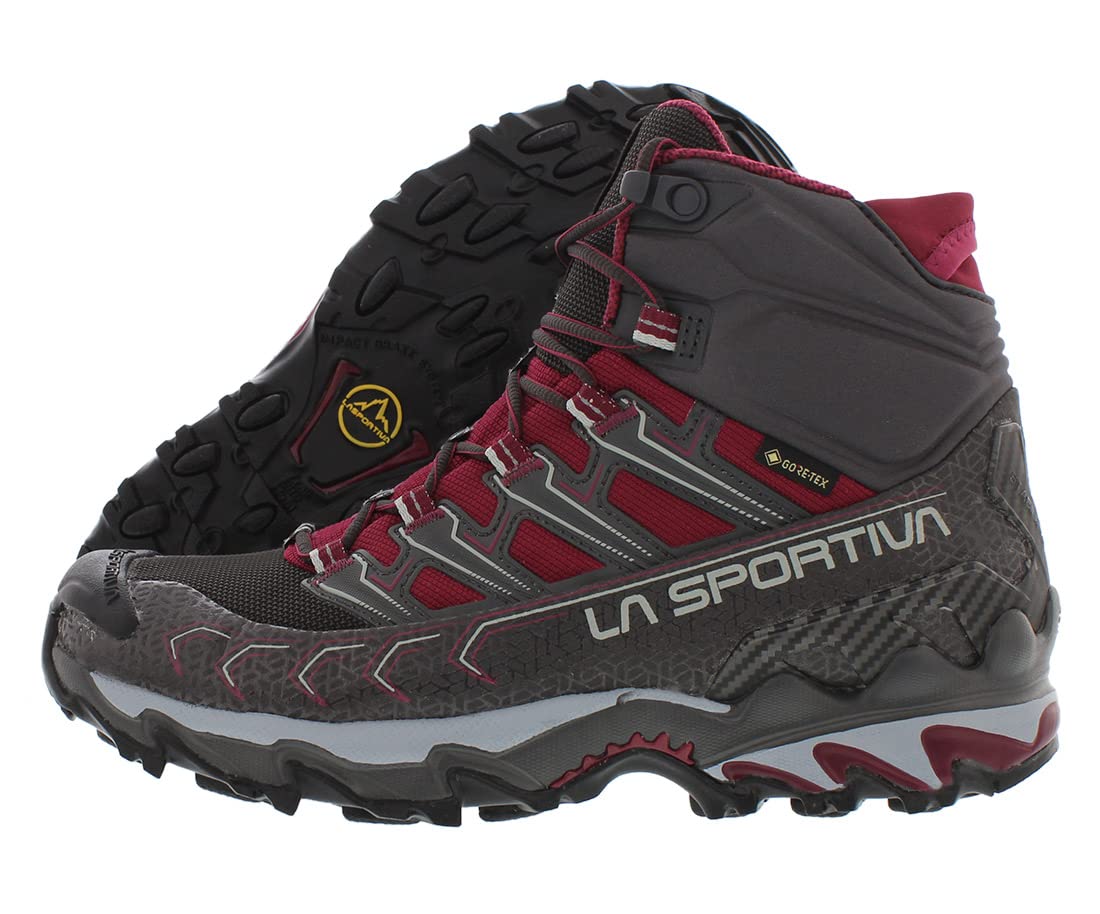 La Sportiva Women's Ultra Raptor II Mid GTX Wide Hiking Boots - Waterproof Trekking Shoes for Outdoor Adventures, Trail Running & Mountain Climbing