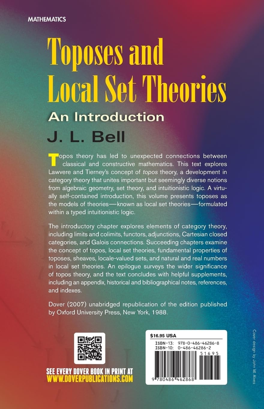 Toposes and Local Set Theories: An Introduction | Dover Mathematics Books | Perfect for Advanced Math Studies & Research