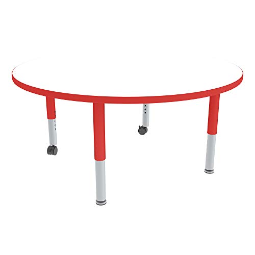Whiteboard Top / Red Edge Band