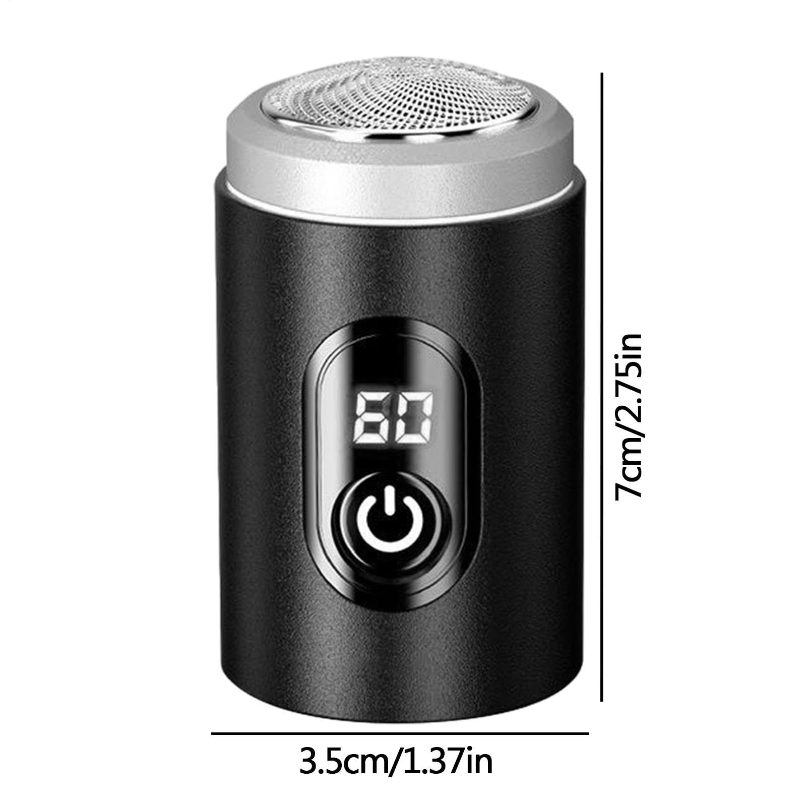 Portable Electric Shaver for Men - Rechargeable, Waterproof & Travel-Friendly Cordless Razor | Perfect for Air Travel, Business Trips, Office, Car & Camping Use