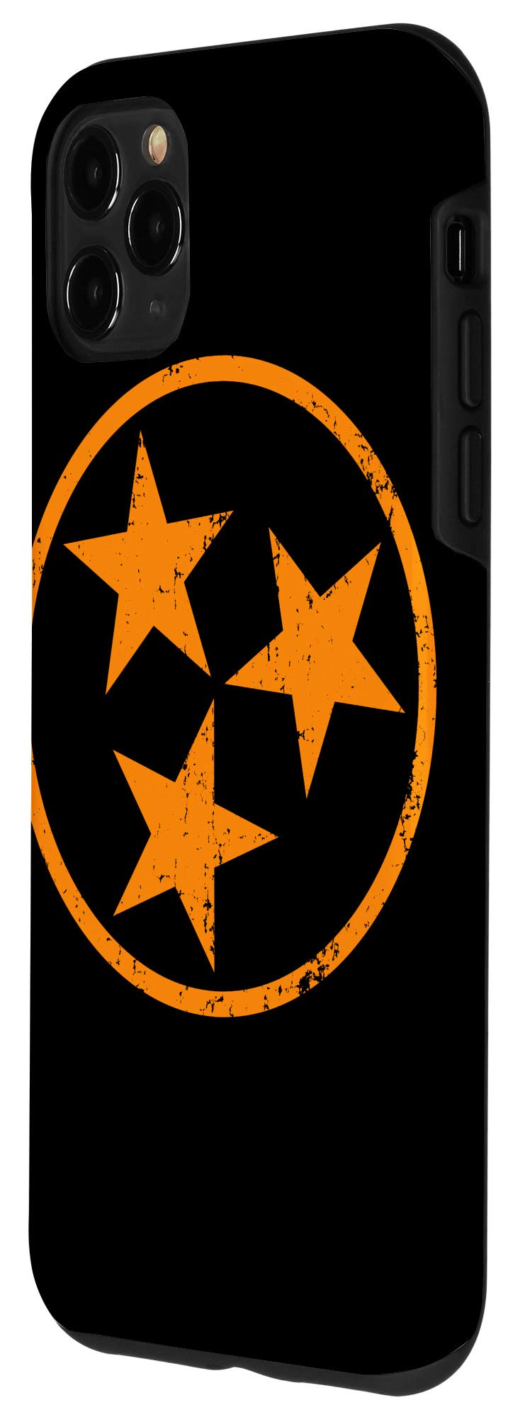iPhone 11 Pro Max Case - Vintage Orange Tennessee Flag Design | Cute Protective Phone Cover for Women | Perfect Gift for TN Lovers & College Students