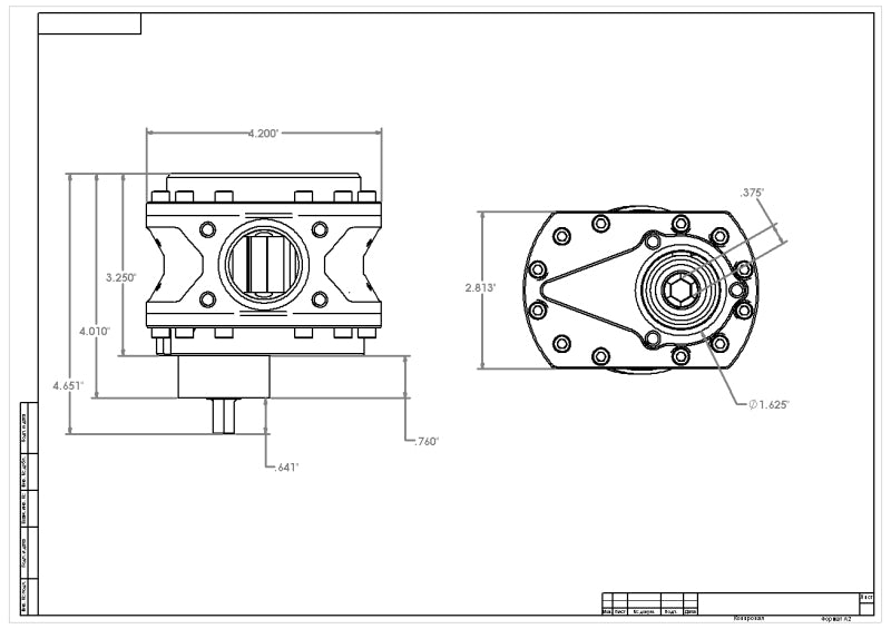 Aeromotive Spur Gear Fuel Pump - 3/8in Hex, 0.900 Gear, 19.5 GPM - High Performance Fuel Transfer for Racing, Marine & Industrial Applications