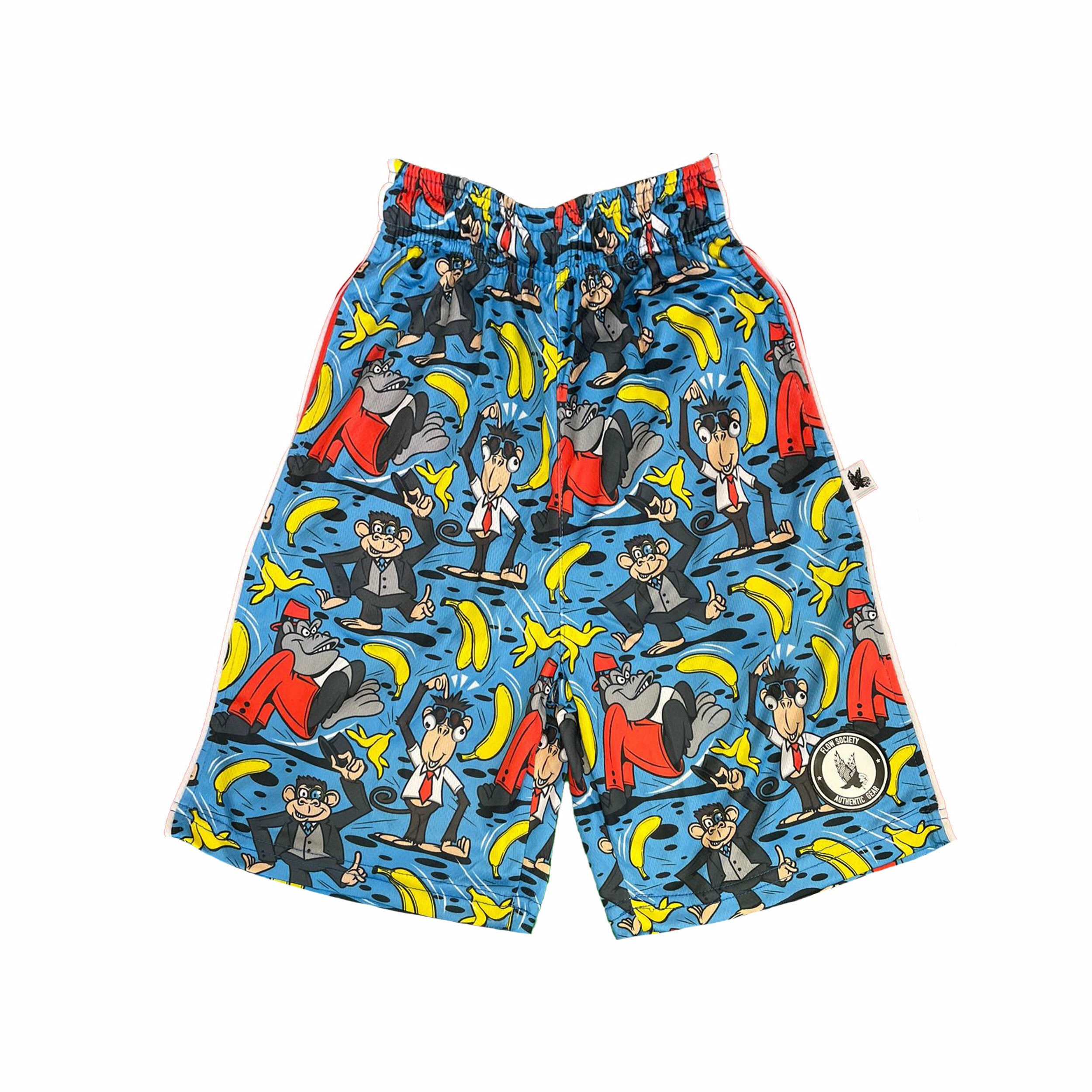 Boys Monkey Costume Attack Short Sleeve T-Shirt - Fun Animal Print Top for Kids Birthday, Halloween & Dress-Up Play
